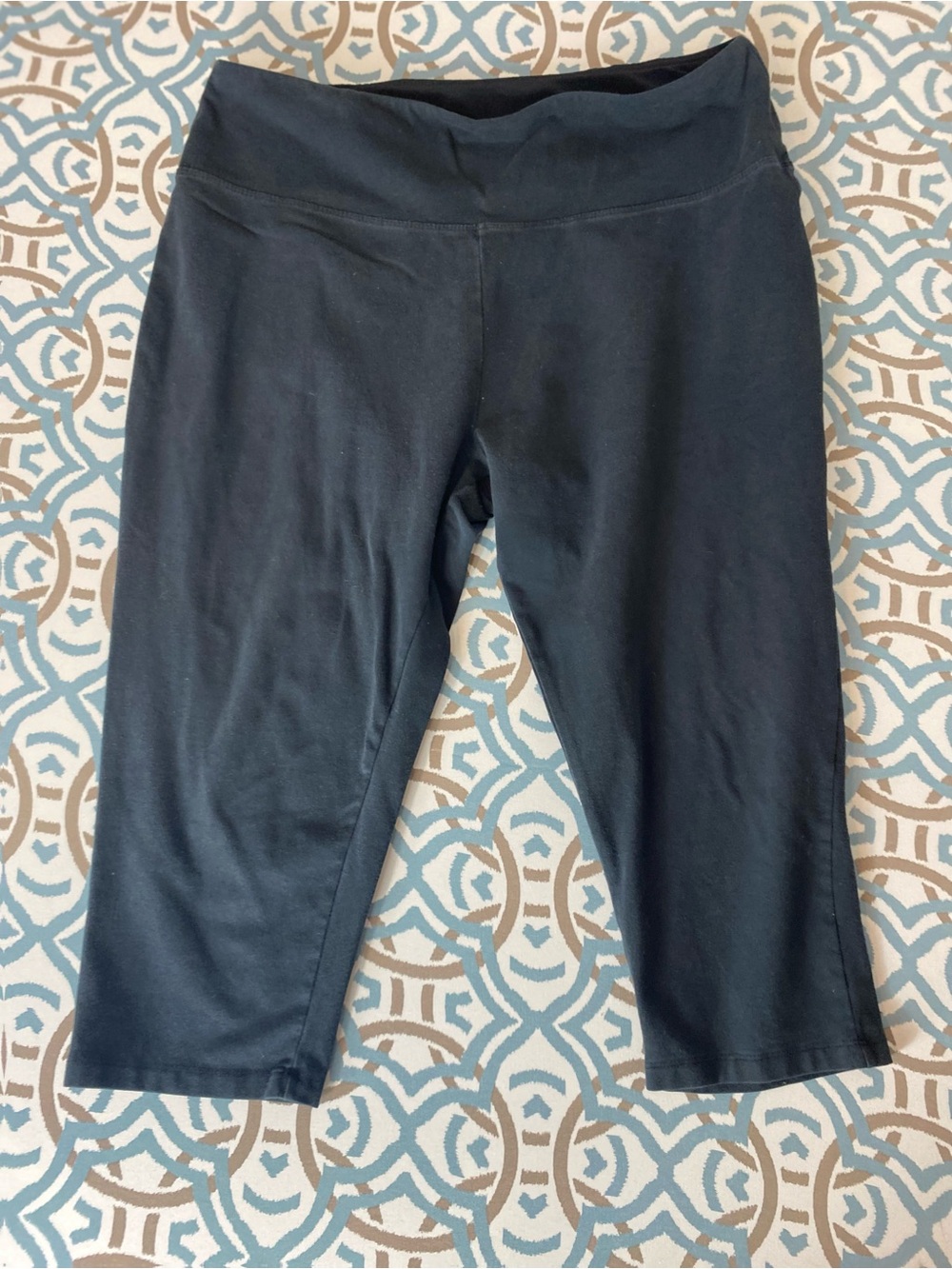 Bally Black Cropped Leggings